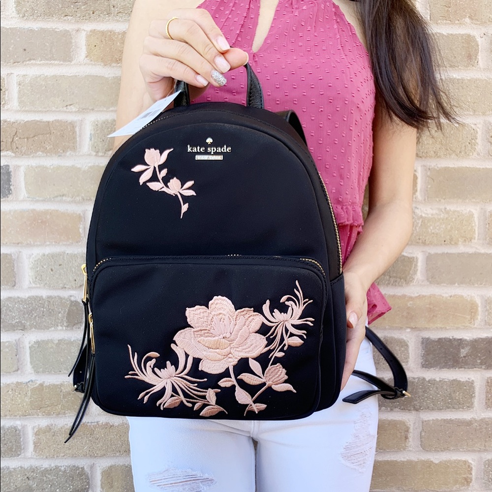 Gaby’sBags-NWT Kate Spade Backpack Floral - Picture 2 of 6